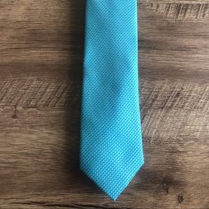 Haines and Bonner Blue/Green 100% Silk Tie
